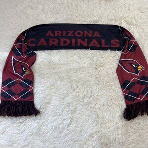 Arizona Cardinals Scarf Logo Silky Navy And Red NFL
